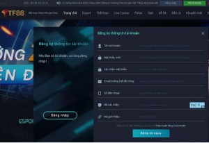Đăng ký làm thành viên nhà cái TF88